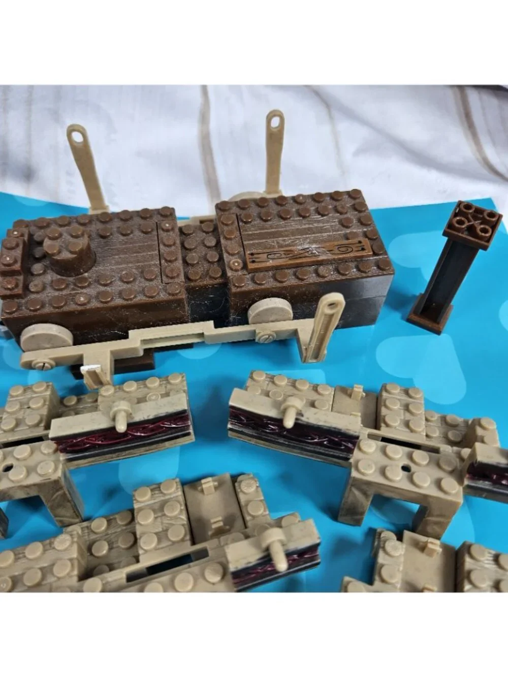 Mega Bloks Legends King Arthur Attack Action Warship 96120 Parts Replacements